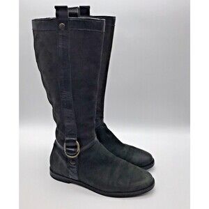 Cole Haan Air Liberty  E10 D32274  Shoes Womens 7.5B Black Tall Equestrian Boots